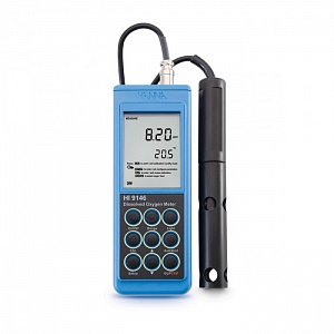 Оксиметр портативный влагозащищенный микропроцессорный HANNA Instruments HI9146-10 | Альгимед Трейд