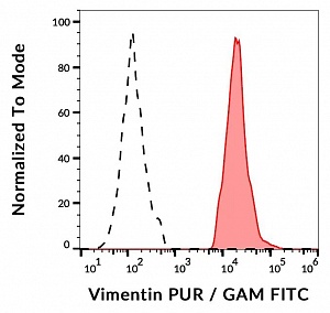Антитела моноклональные мышиные Anti-Vimentin antibody [VI-RE/1], 100 мкг, Abcam, ab3974